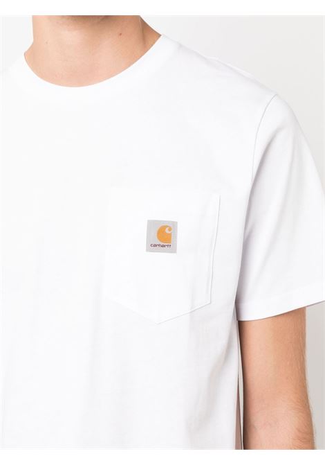 t-shirt pocket uomo bianca CARHARTT WIP | I03043402.XX